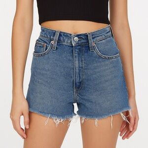Vintage Cut Off Denim Shorts High Waisted